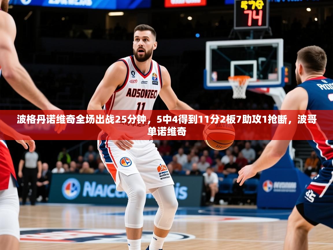 2025华体体育app下载波格丹诺维奇全场出战25分钟，5中4得到11分2板7助攻1抢断，波哥单诺维奇  第1张